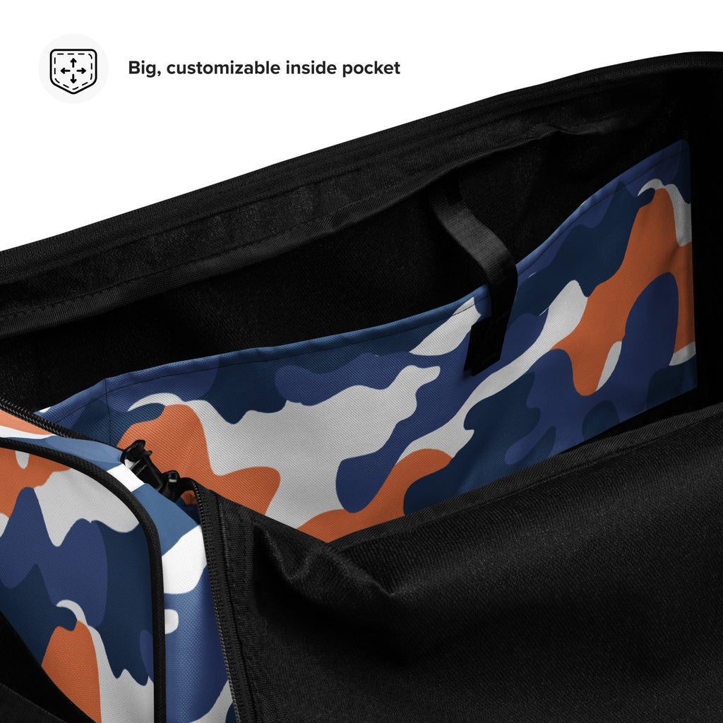 Military Mane Marble Duffle Bag