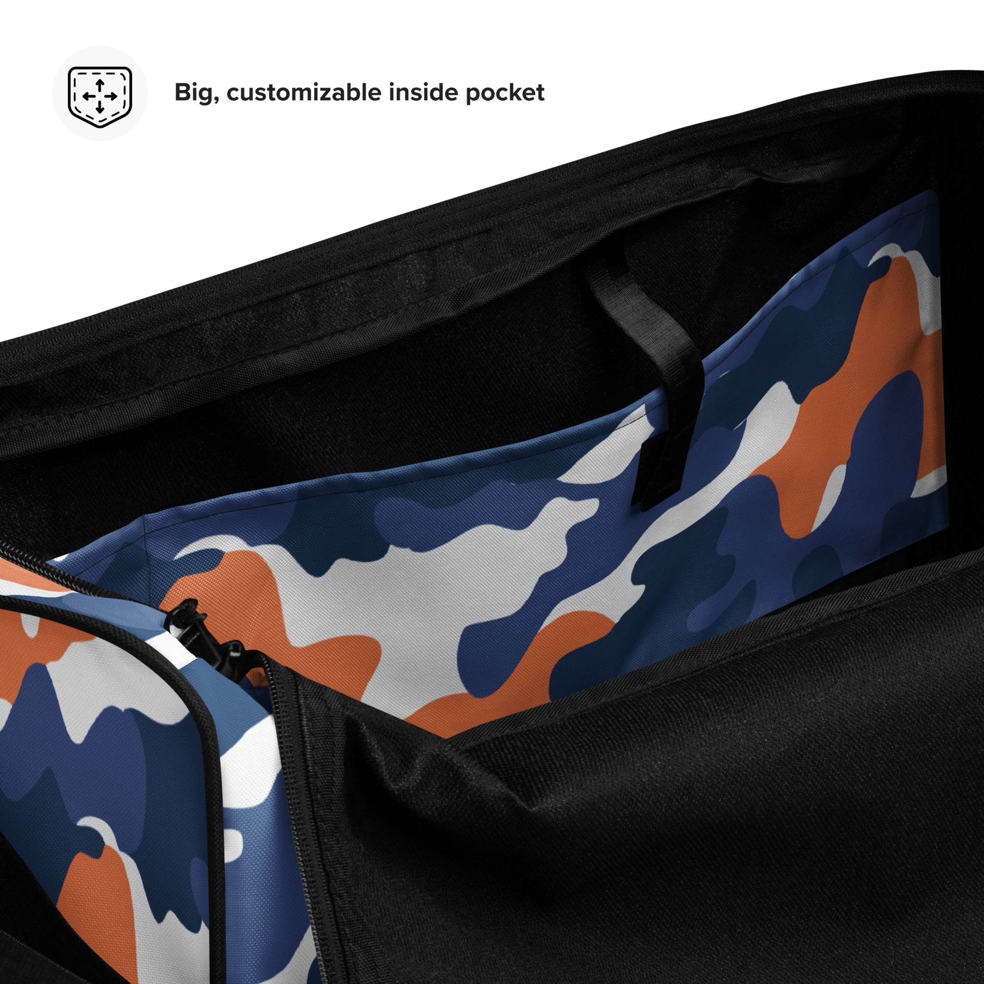 Military Mane Marble Duffle Bag