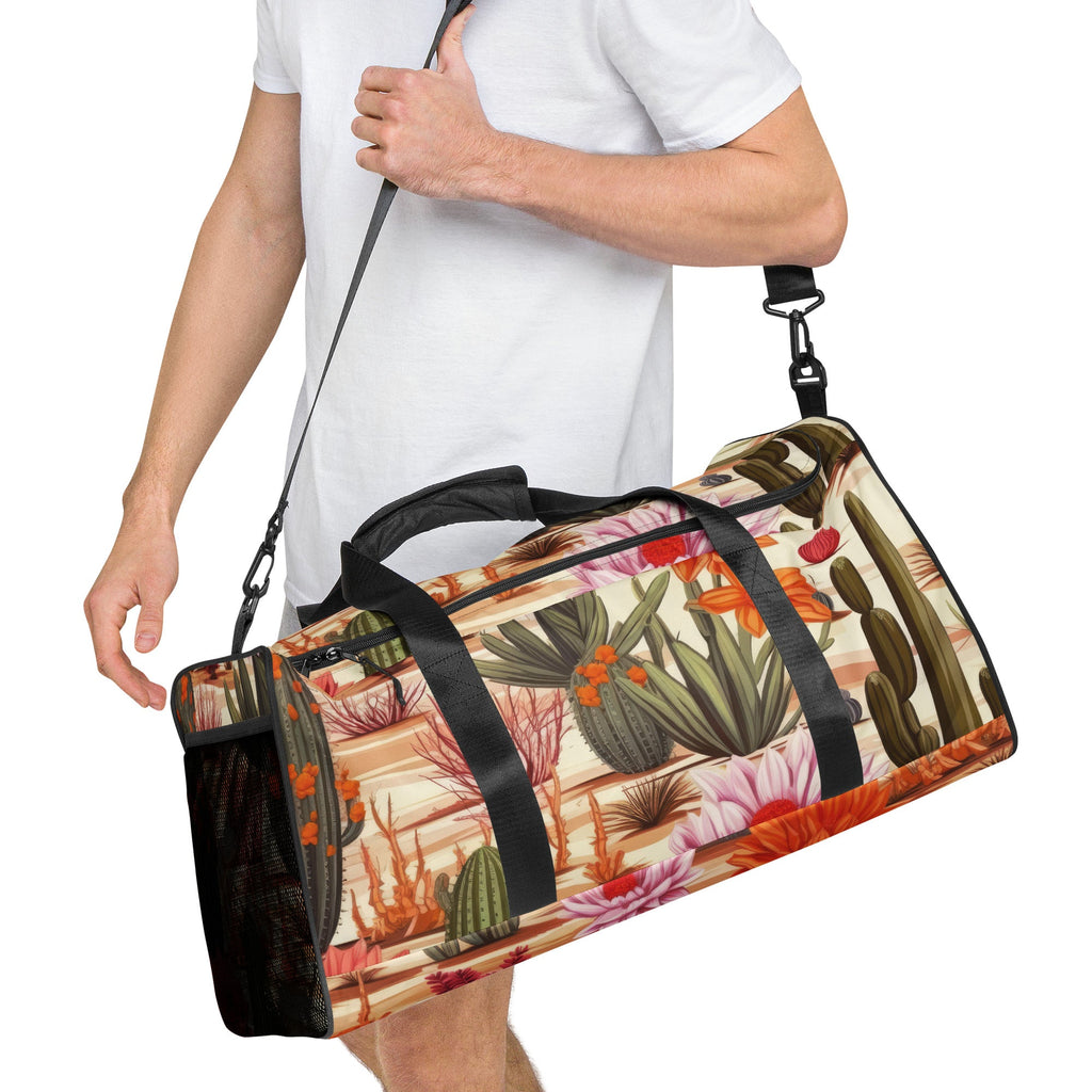 Floral Duffle Bag, Flower Lover Gym Bag, Botanical Travel Bag, Flower Enthusiast Bag, Blossom Duffle, Lovely Bloom Carryall, Spring Inspired Luggage