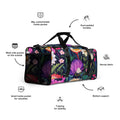 Floral Duffle Bag, Flower Lover Gym Bag, Botanical Travel Bag, Flower Enthusiast Bag, Blossom Duffle, Lovely Bloom Carryall, Spring Inspired Luggage
