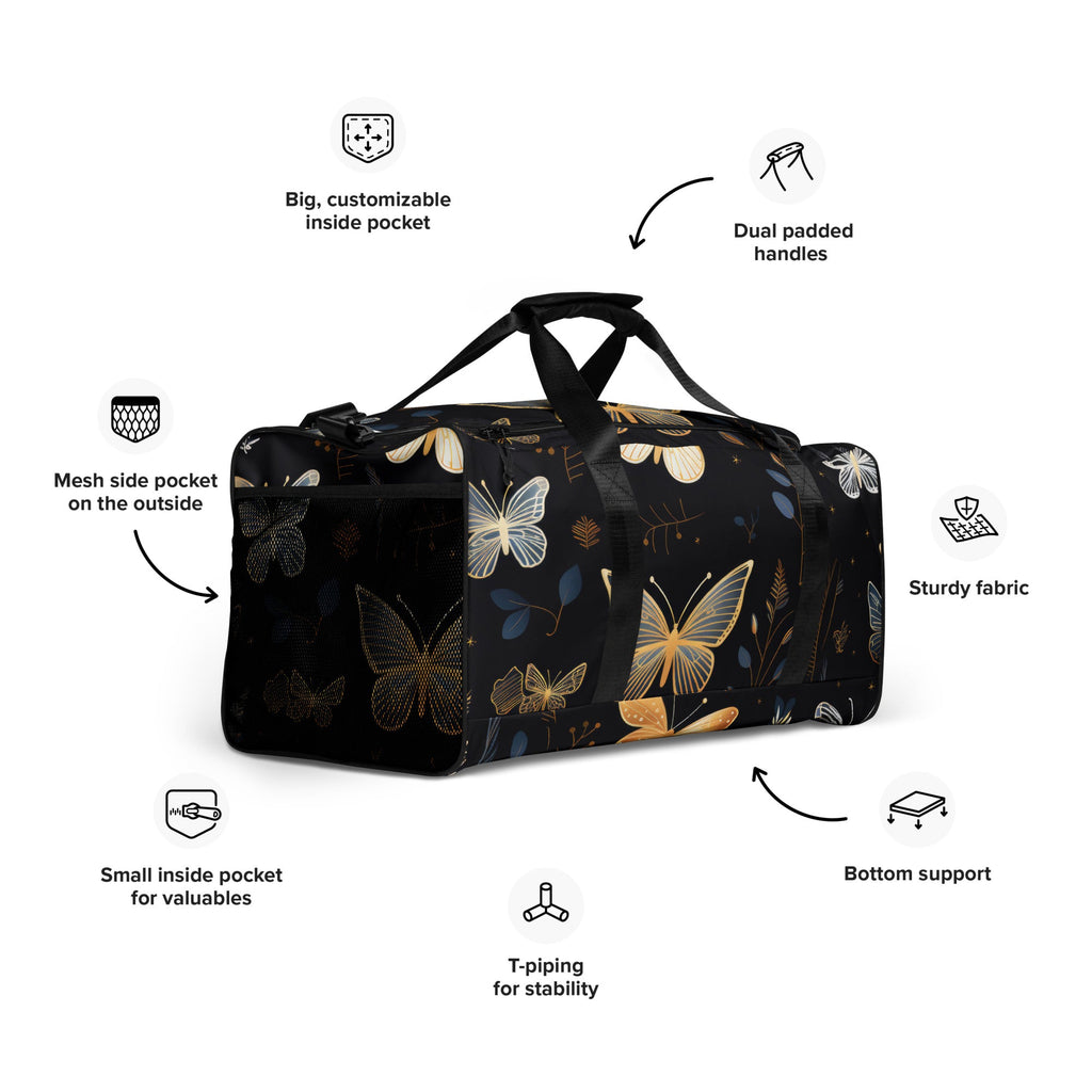 Butterfly Lover's Travel Perfect Duffle Bag
