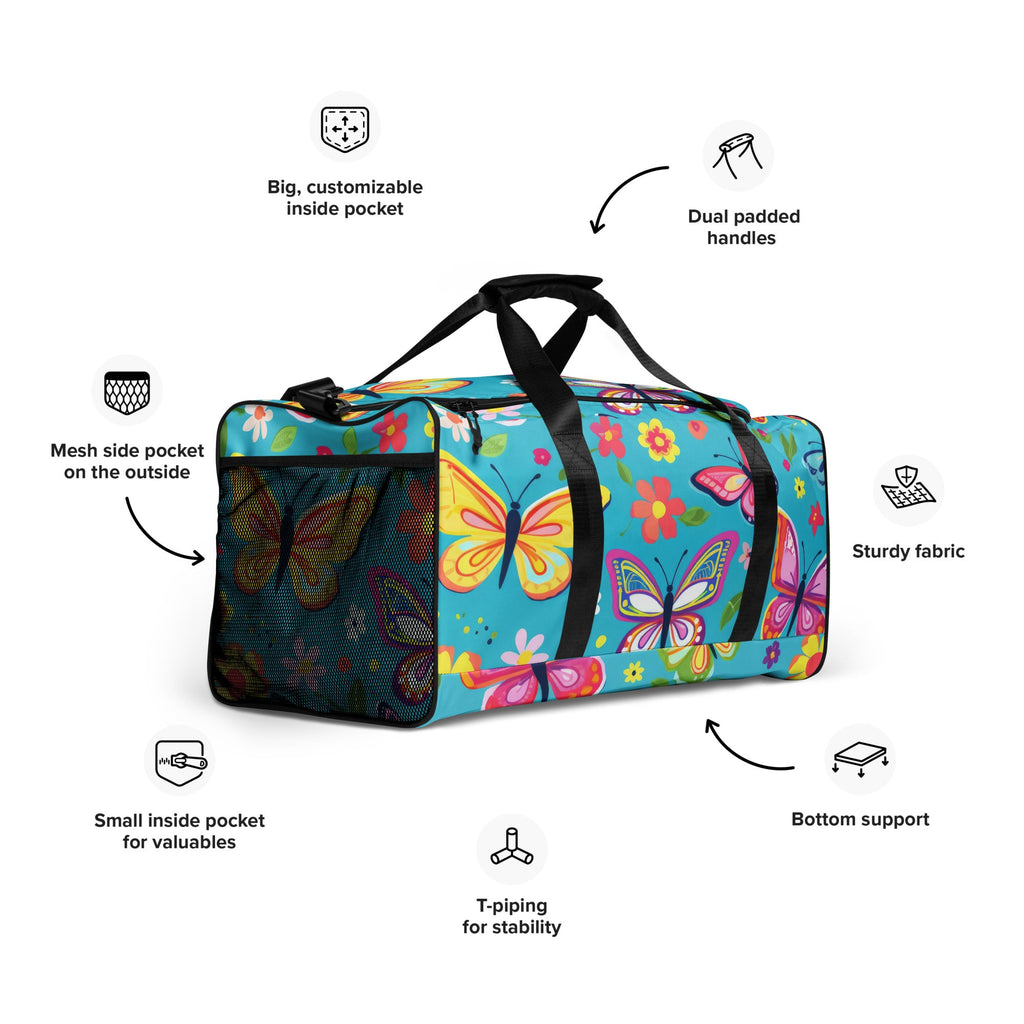 Butterfly Lover's Travel Perfect Duffle Bag