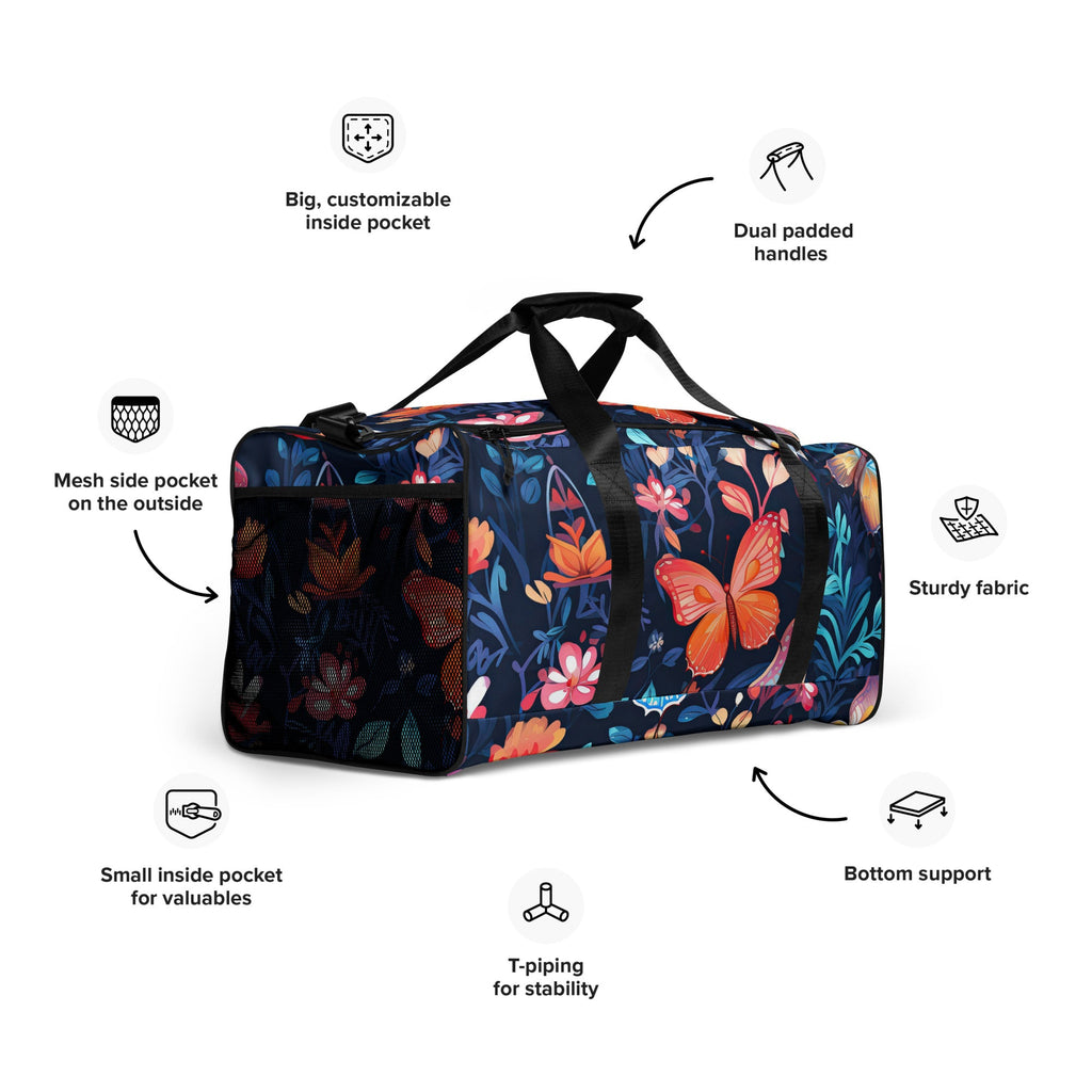 Butterfly Lover's Travel Perfect Duffle Bag