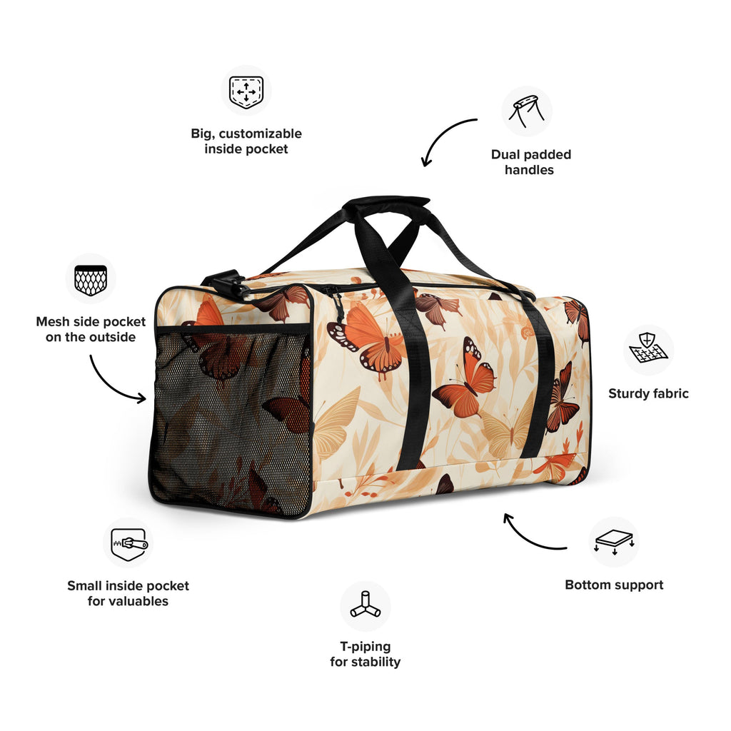 Butterfly Lover's Travel Perfect Duffle Bag