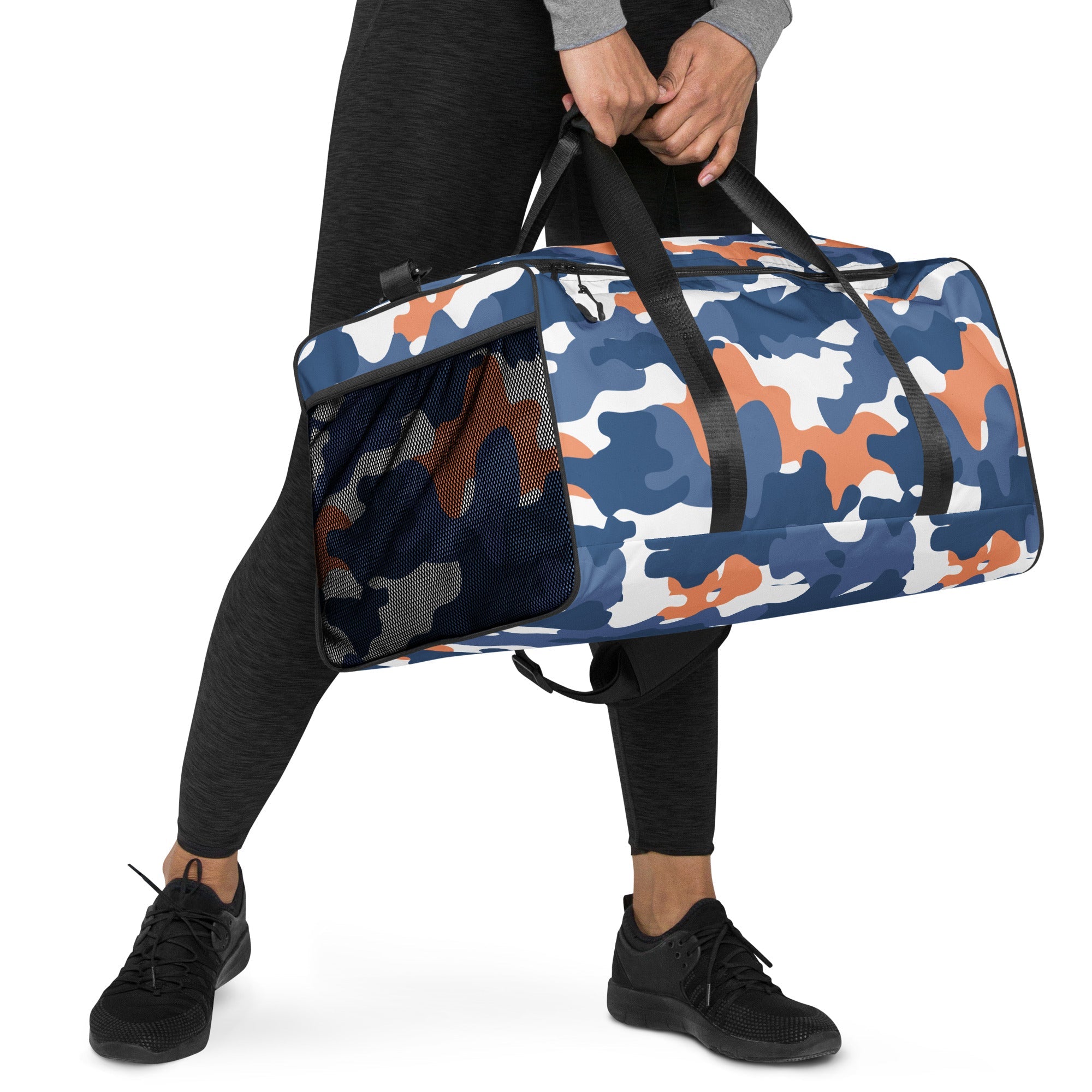 Military Mane Marble Duffle Bag