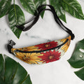 Floral Fanny Pack, Flower Lover Waist Bag, Botanical Hip Pouch, Flower Enthusiast Waist Pack, Blossom Hip Sack, Lovely Bloom Belt Bag, Spring Inspired
