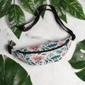 Floral Fanny Pack, Flower Lover Waist Bag, Botanical Hip Pouch, Flower Enthusiast Waist Pack, Blossom Hip Sack, Lovely Bloom Belt Bag, Spring Inspired