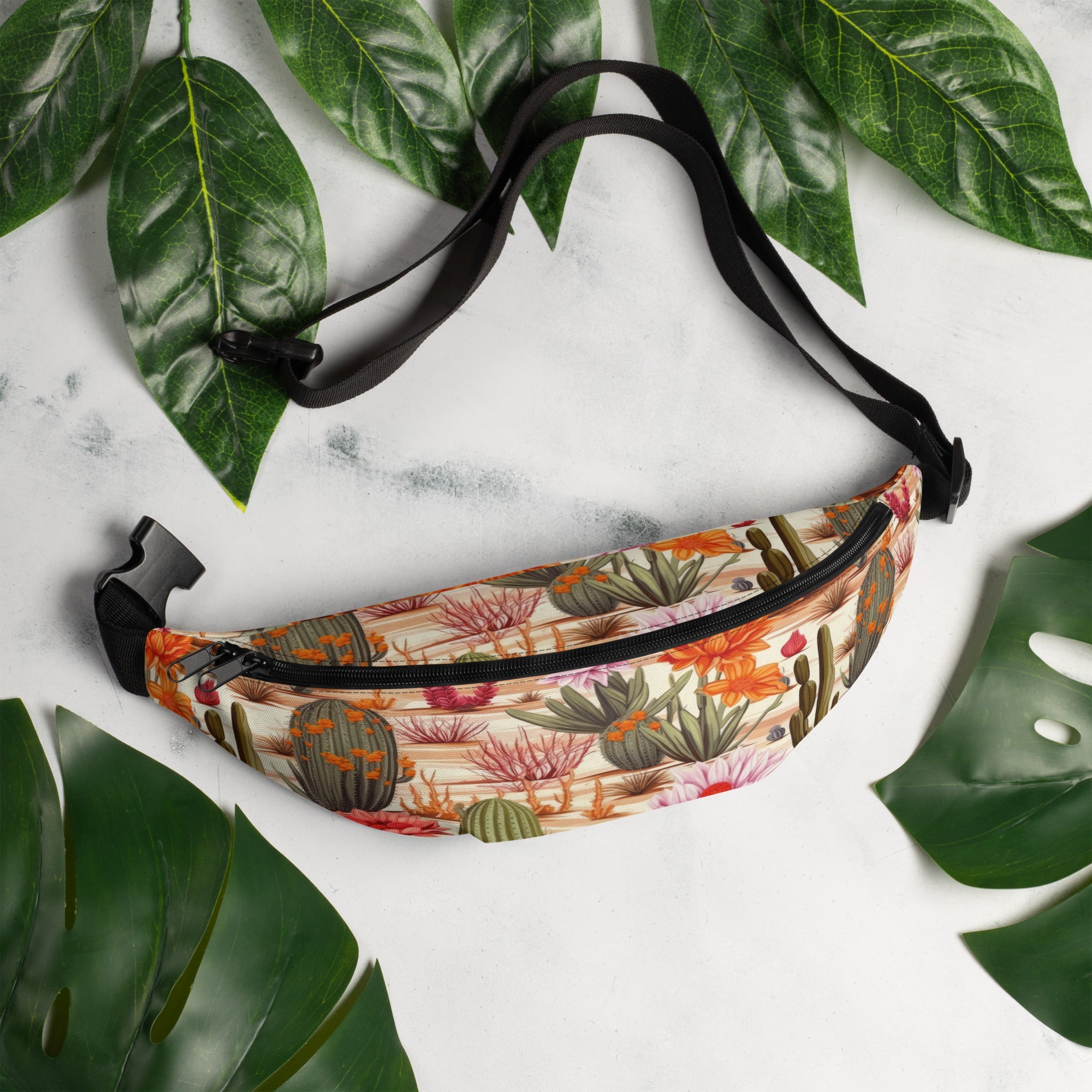 Floral Fanny Pack, Flower Lover Waist Bag, Botanical Hip Pouch, Flower Enthusiast Waist Pack, Blossom Hip Sack, Lovely Bloom Belt Bag, Spring Inspired