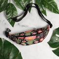Floral Fanny Pack, Flower Lover Waist Bag, Botanical Hip Pouch, Flower Enthusiast Waist Pack, Blossom Hip Sack, Lovely Bloom Belt Bag, Spring Inspired