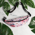 Floral Fanny Pack, Flower Lover Waist Bag, Botanical Hip Pouch, Flower Enthusiast Waist Pack, Blossom Hip Sack, Lovely Bloom Belt Bag, Spring Inspired