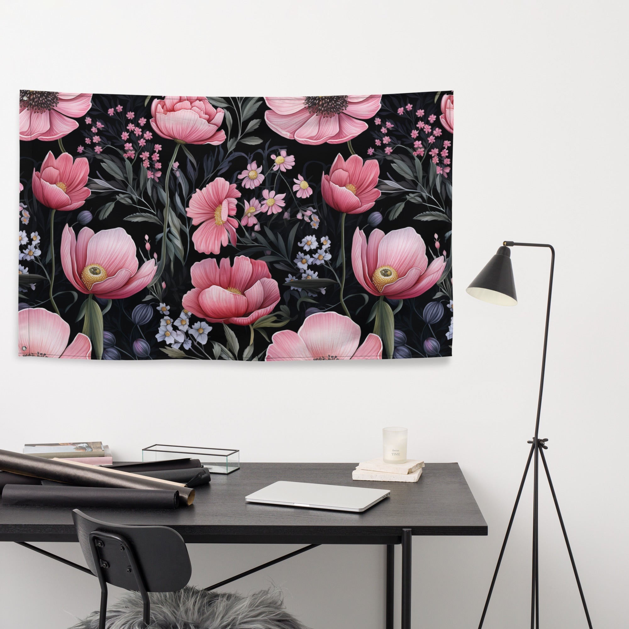 Floral Lover's Flower Enthusiast Wall Hanging Flag