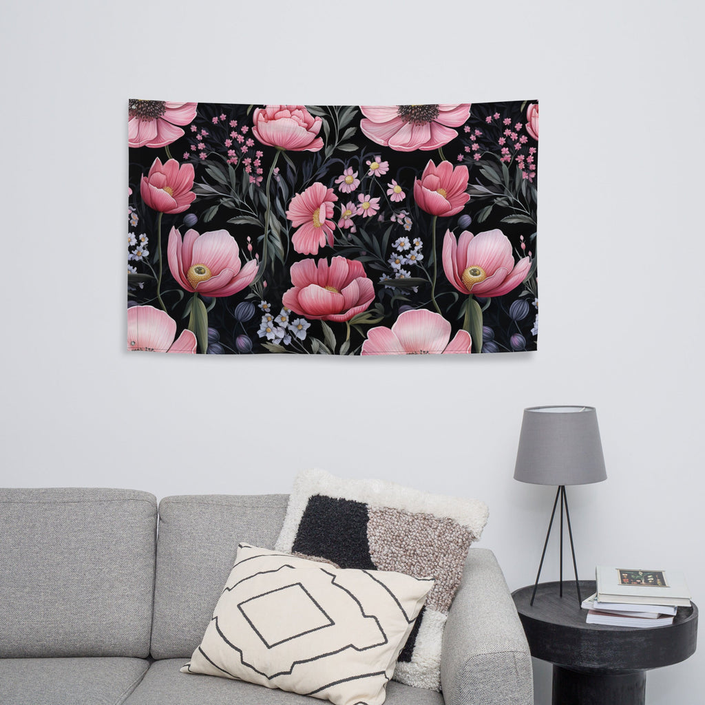 Floral Lover's Flower Enthusiast Wall Hanging Flag