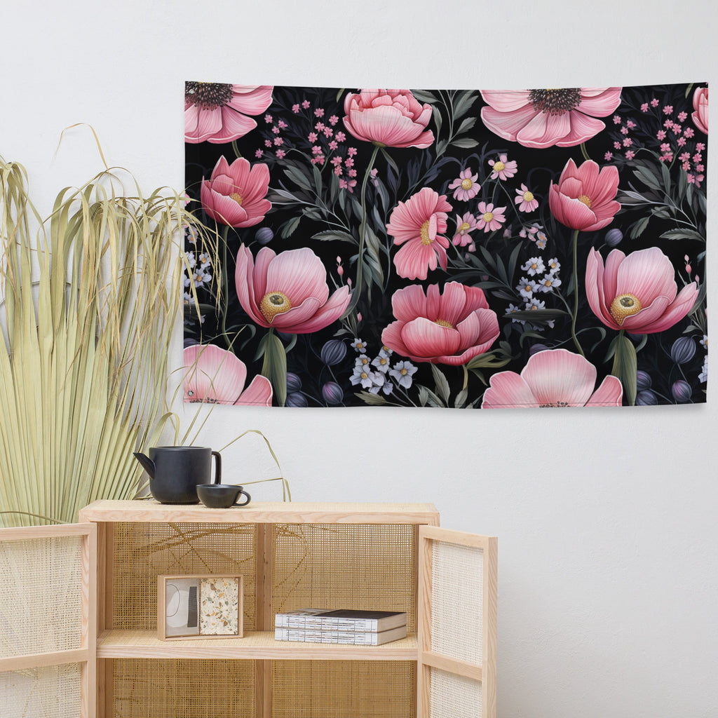 Floral Lover's Flower Enthusiast Wall Hanging Flag