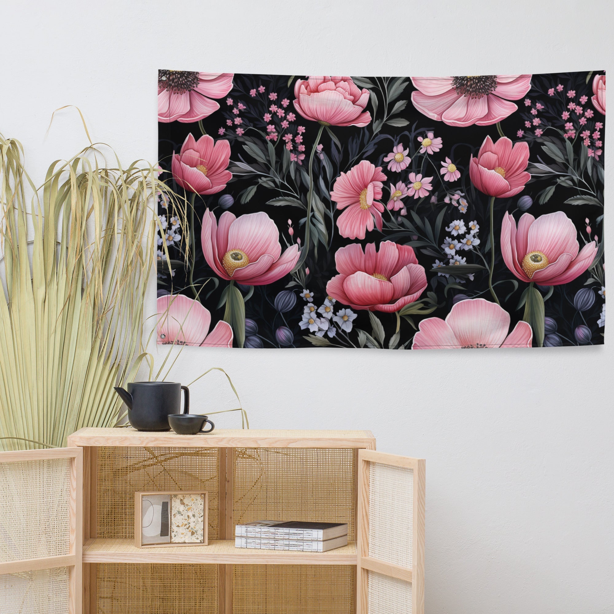 Floral Lover's Flower Enthusiast Wall Hanging Flag