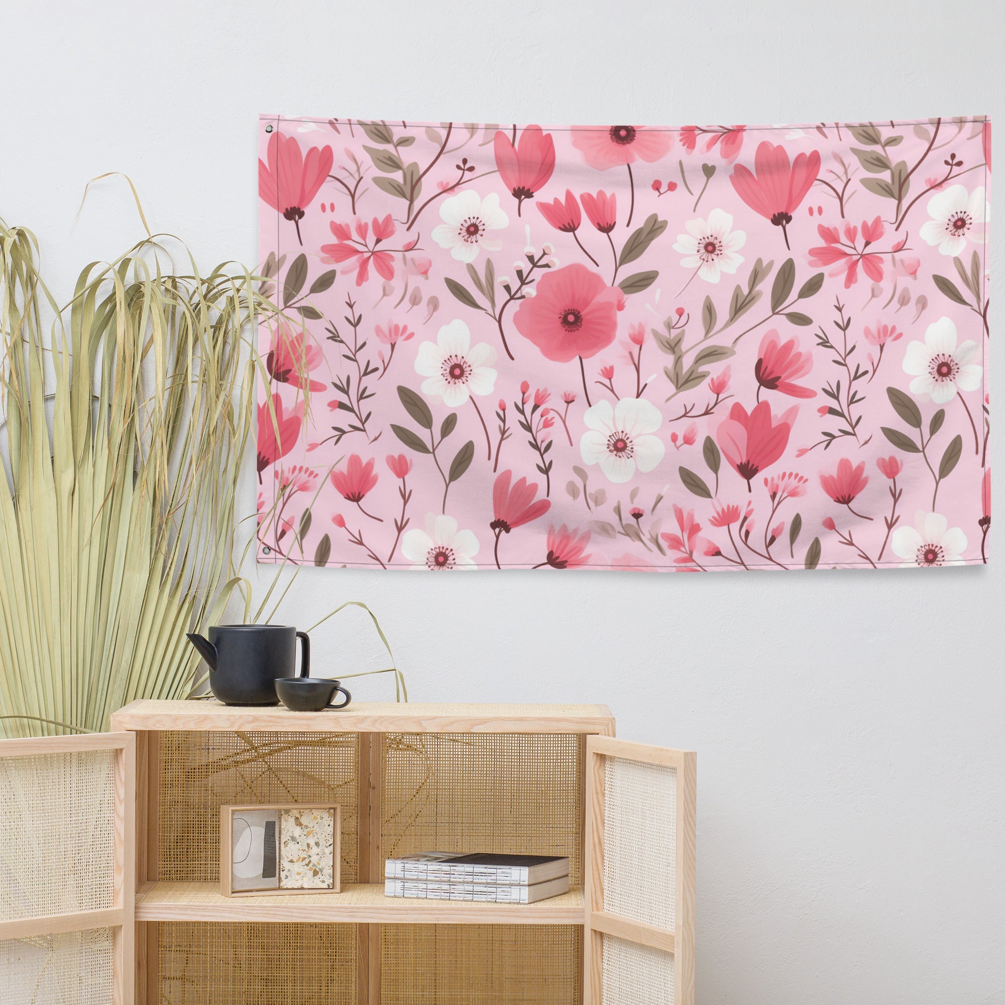 Floral Lover's Flower Enthusiast Wall Hanging Flag