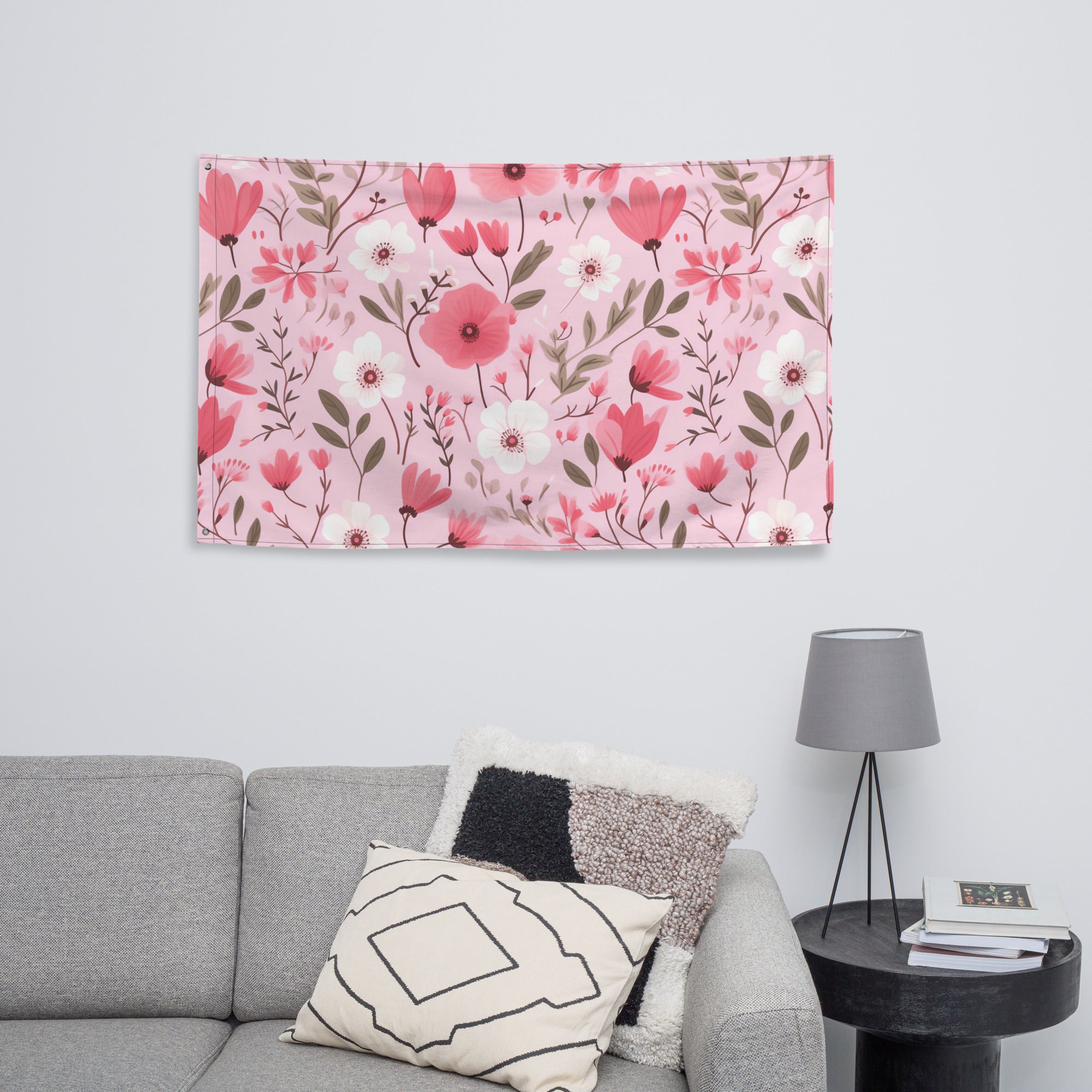 Floral Lover's Flower Enthusiast Wall Hanging Flag