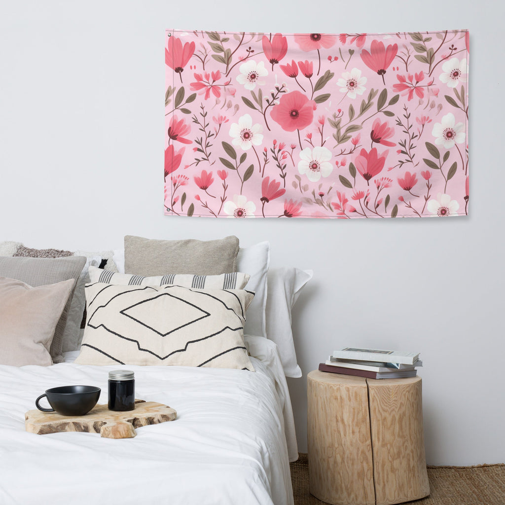 Floral Lover's Flower Enthusiast Wall Hanging Flag