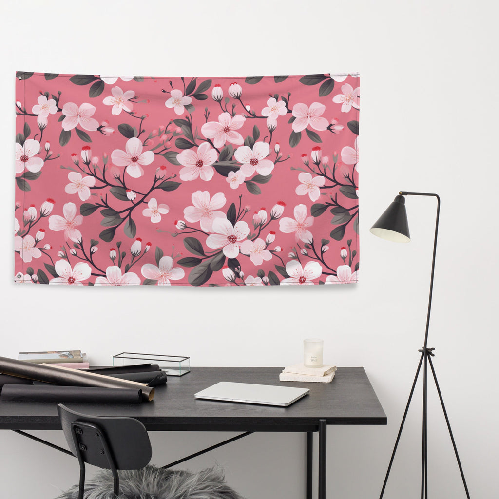 Floral Lover's Flower Enthusiast Wall Hanging Flag