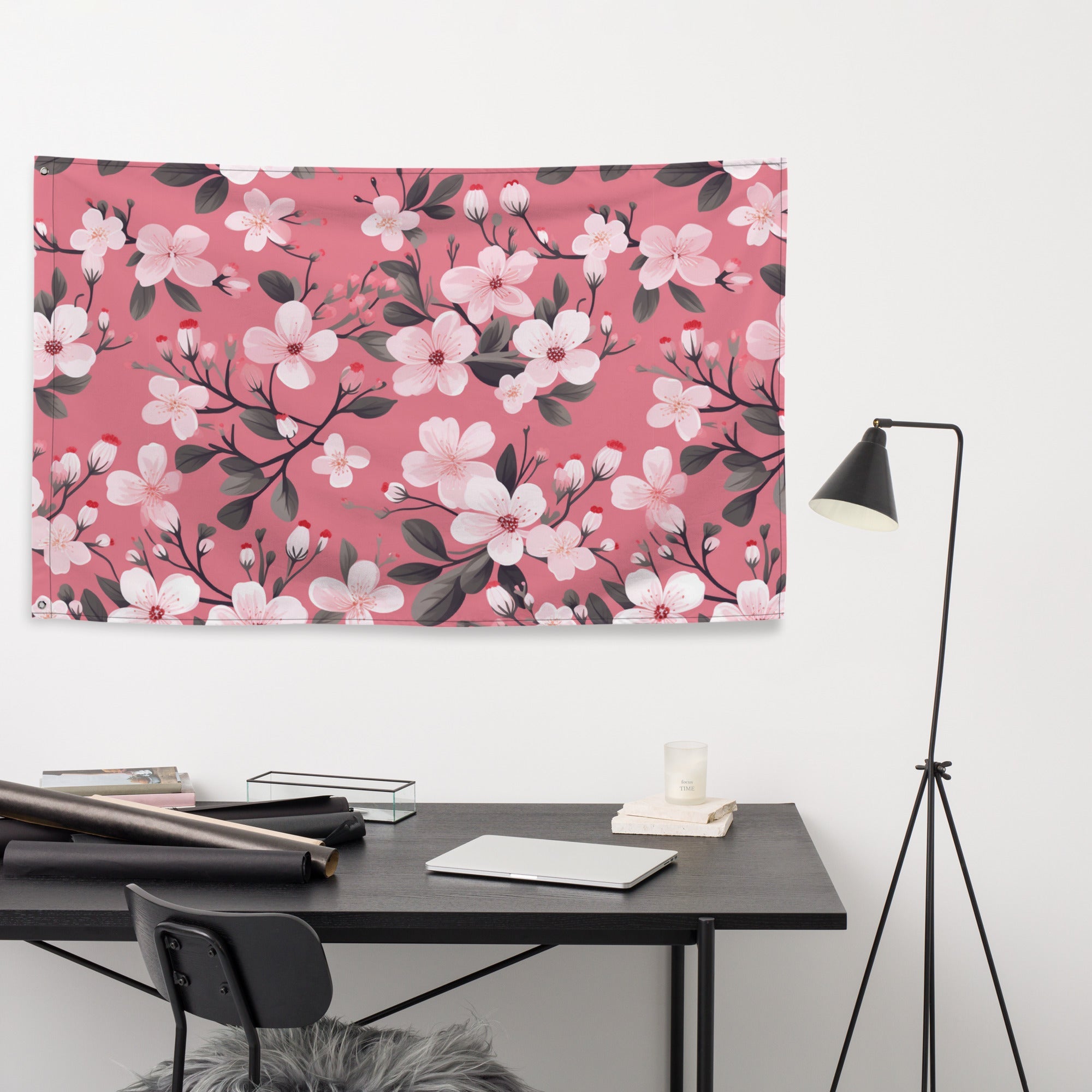 Floral Lover's Flower Enthusiast Wall Hanging Flag