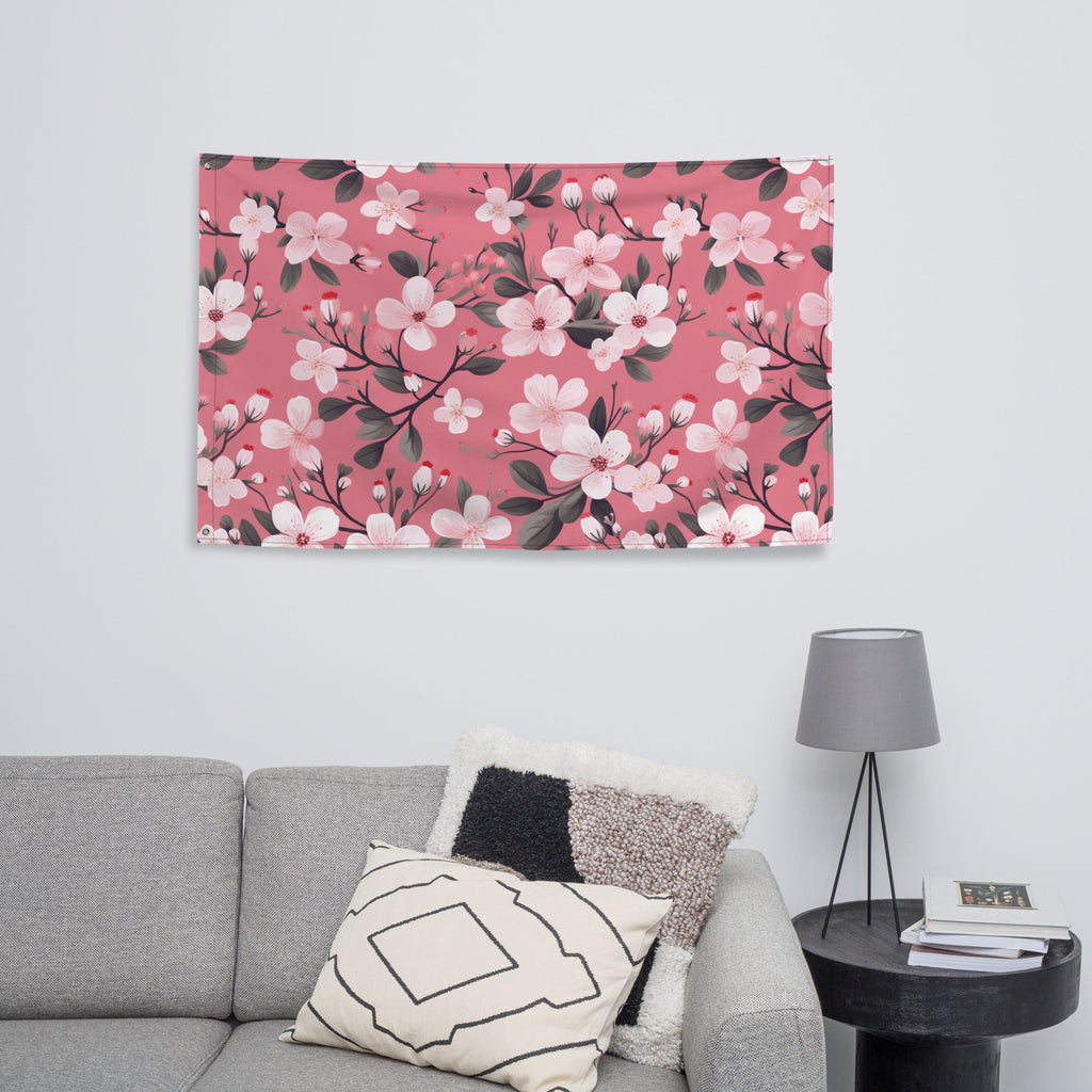 Floral Lover's Flower Enthusiast Wall Hanging Flag