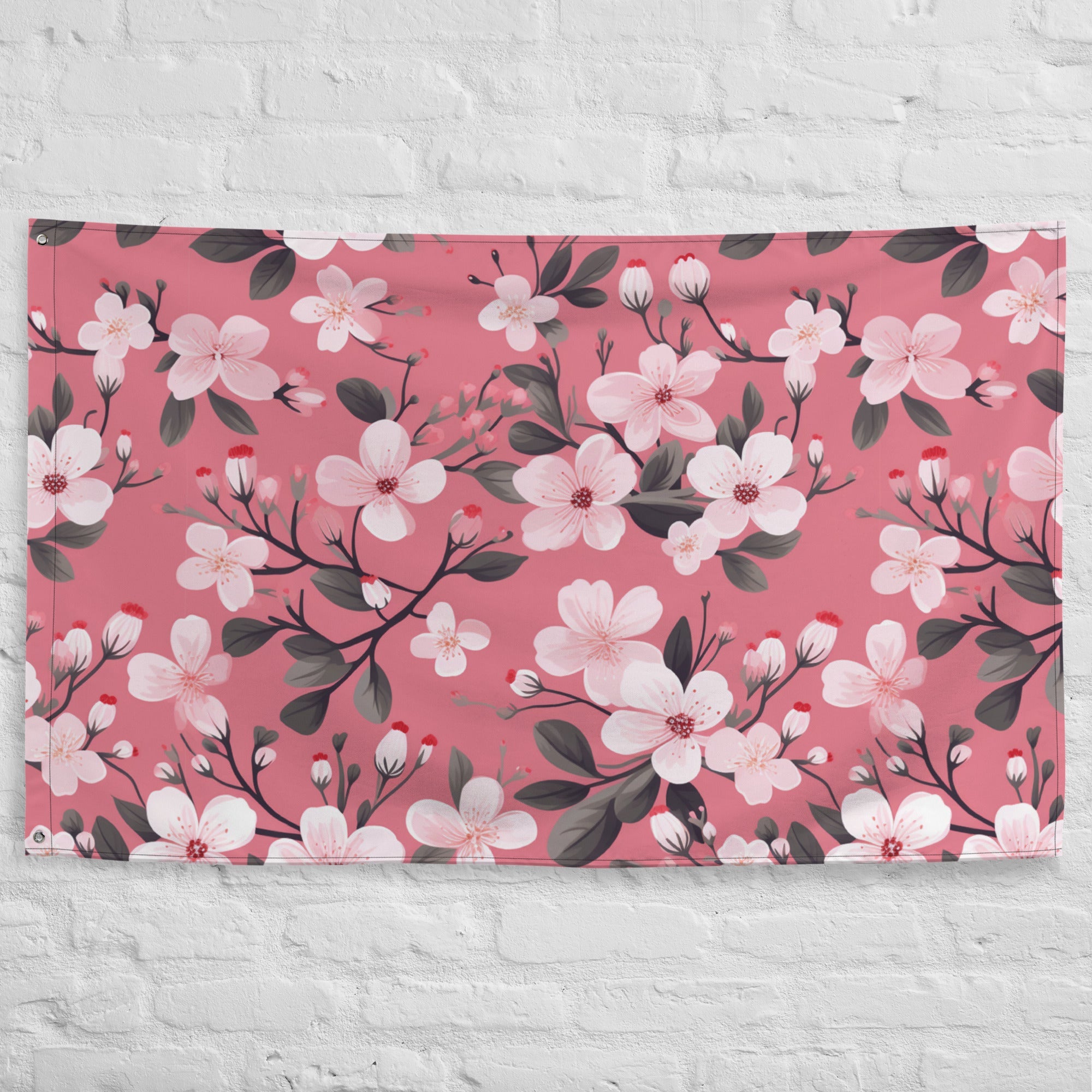 Floral Lover's Flower Enthusiast Wall Hanging Flag