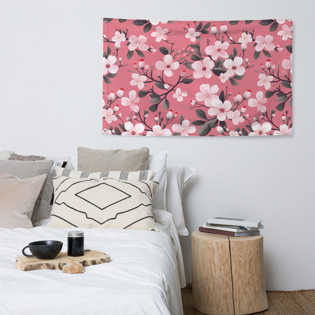 Floral Lover's Flower Enthusiast Wall Hanging Flag