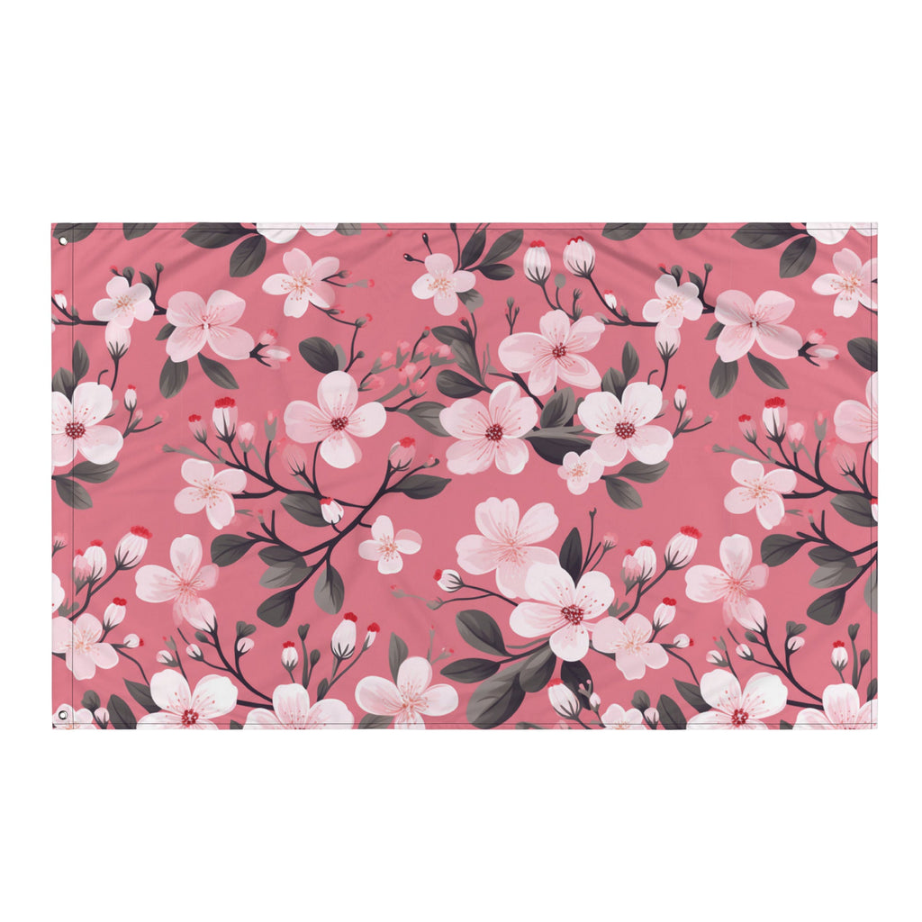 Floral Lover's Flower Enthusiast Wall Hanging Flag