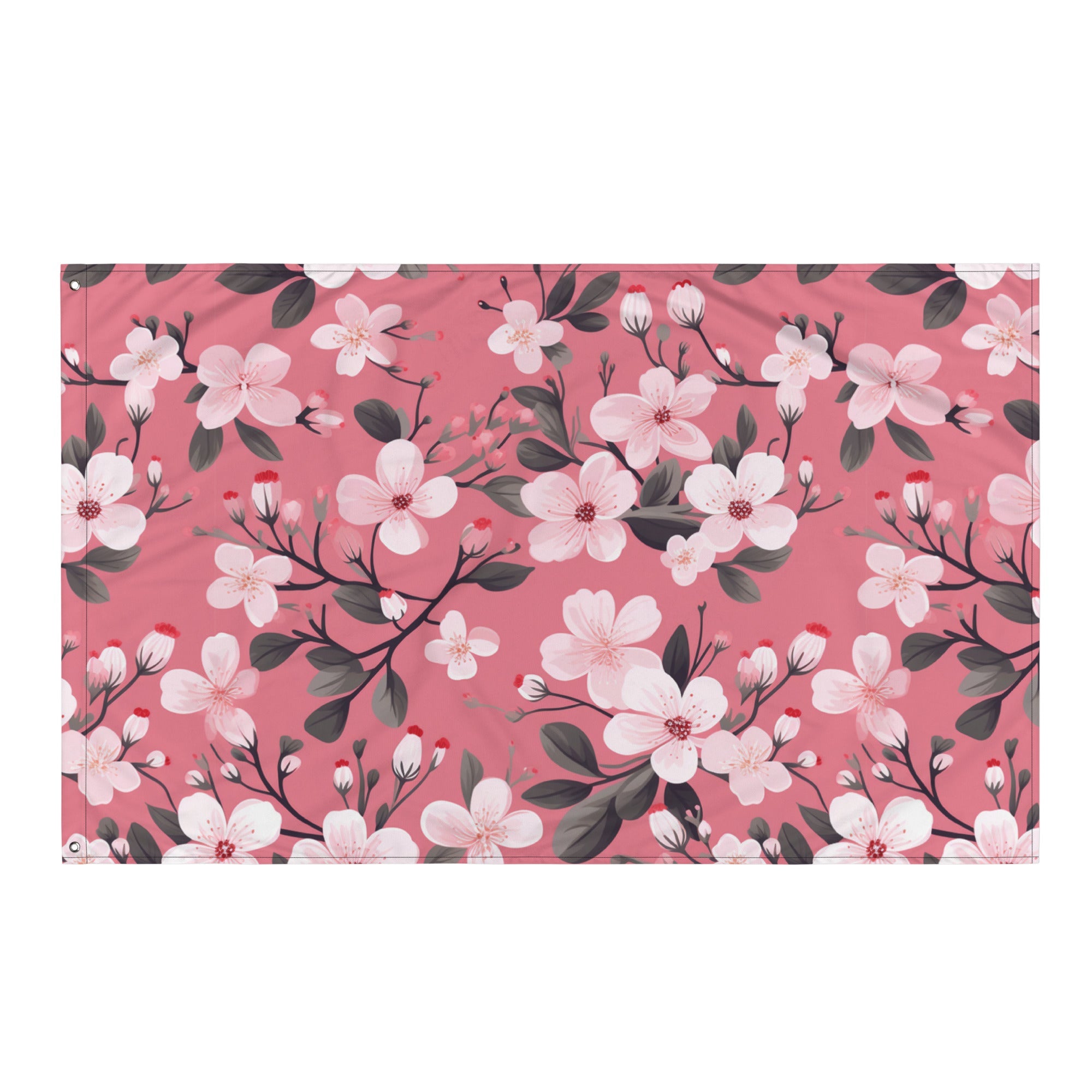 Floral Lover's Flower Enthusiast Wall Hanging Flag