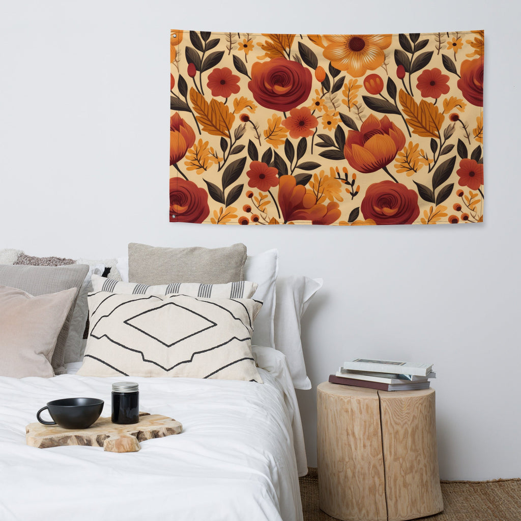 Floral Lover's Flower Enthusiast Wall Hanging Flag