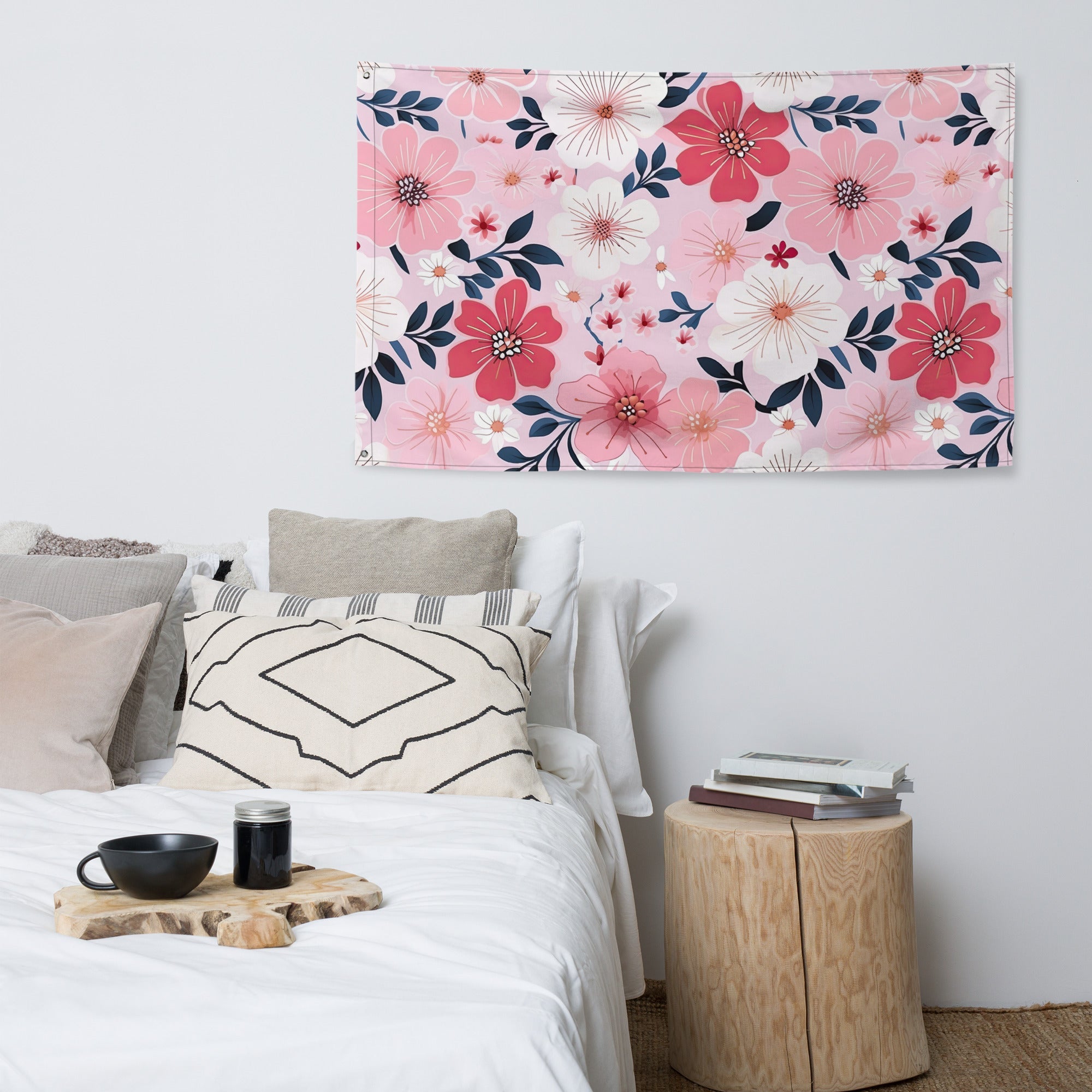 Floral Lover's Flower Enthusiast Wall Hanging Flag