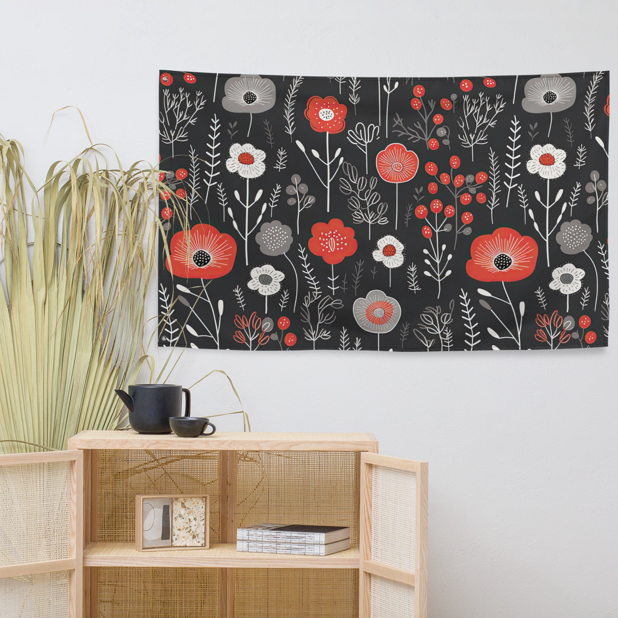Floral Lover's Flower Enthusiast Wall Hanging Flag