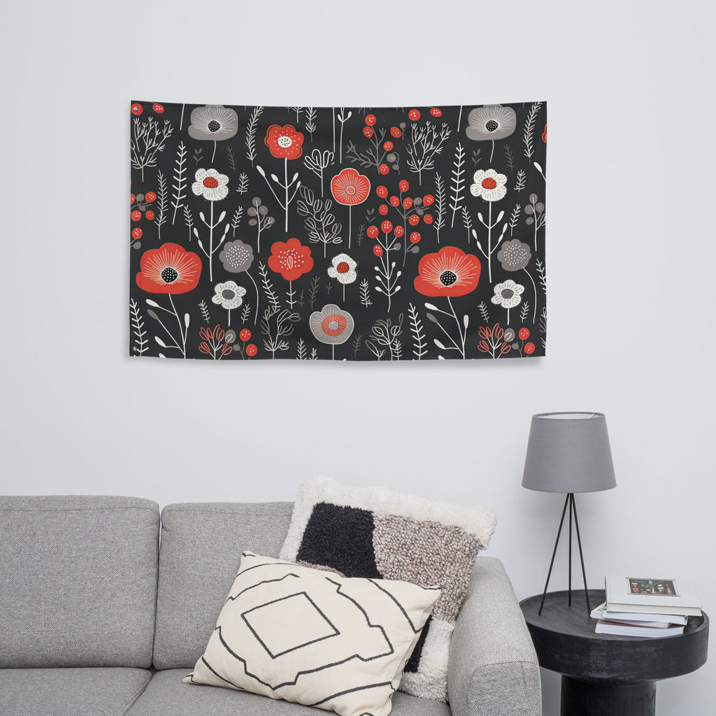 Floral Lover's Flower Enthusiast Wall Hanging Flag