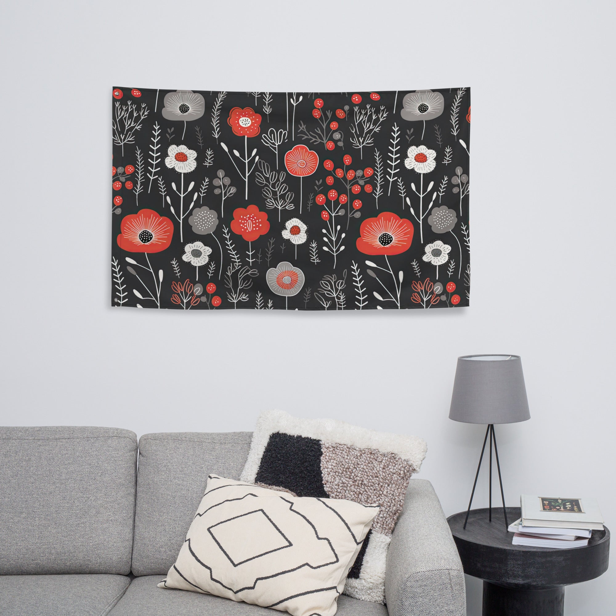 Floral Lover's Flower Enthusiast Wall Hanging Flag