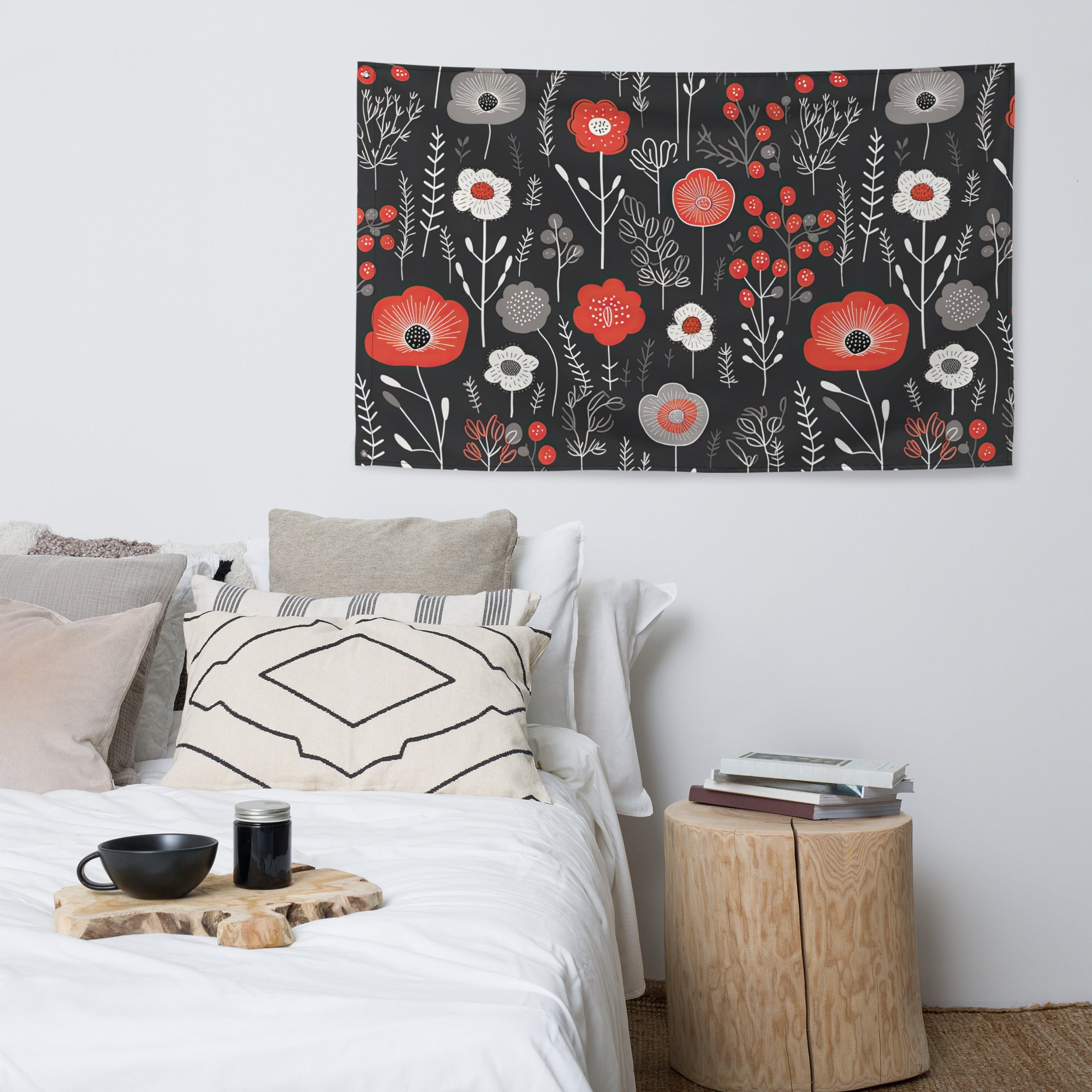 Floral Lover's Flower Enthusiast Wall Hanging Flag
