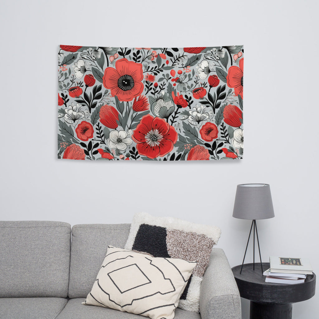 Floral Lover's Flower Enthusiast Wall Hanging Flag