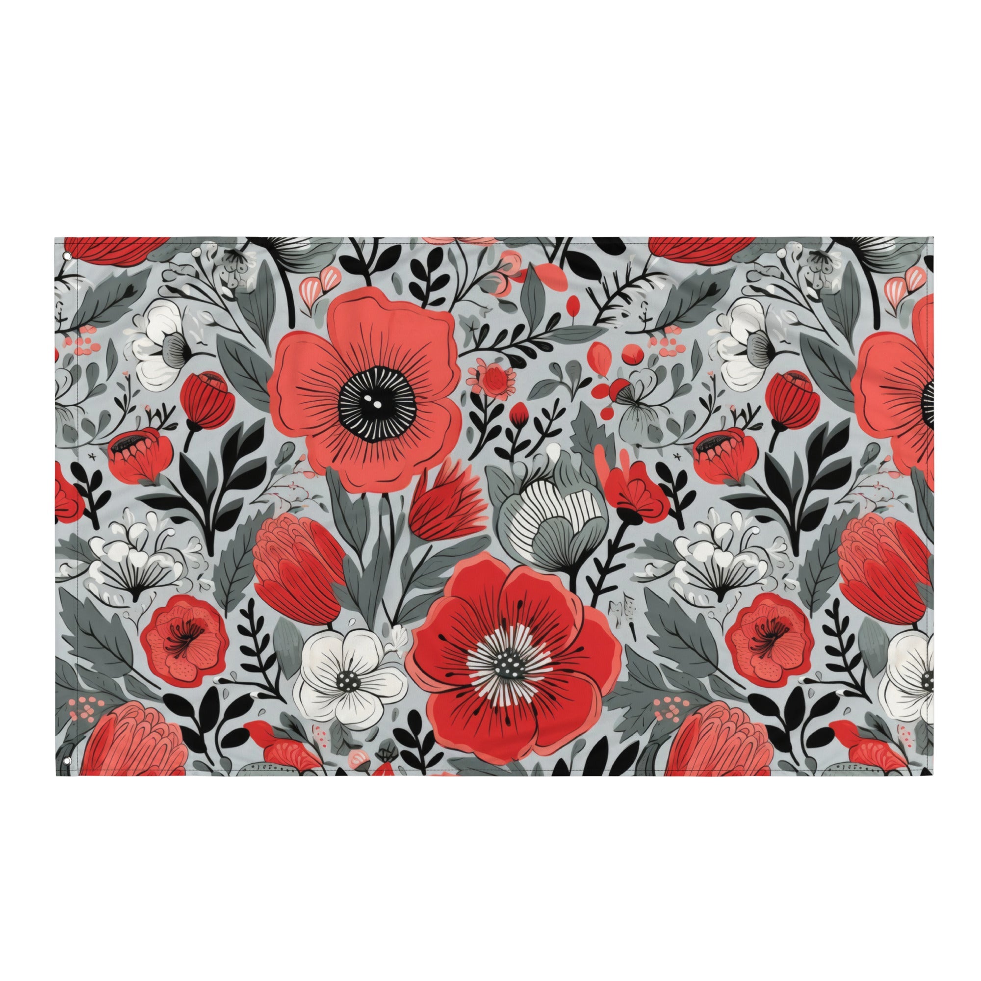 Floral Lover's Flower Enthusiast Wall Hanging Flag