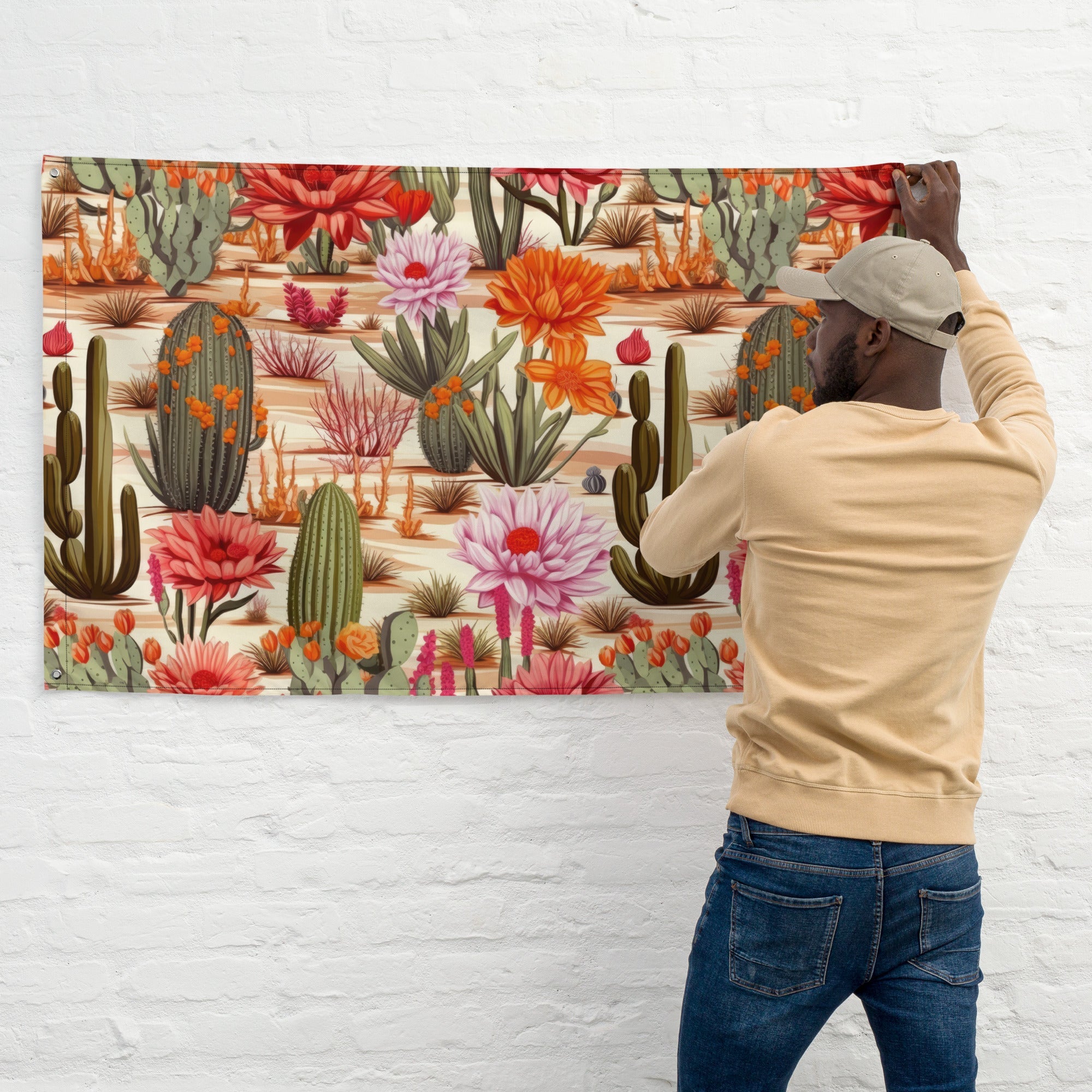 Floral Lover's Flower Enthusiast Wall Hanging Flag
