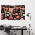 Floral Lover's Flower Enthusiast Wall Hanging Flag