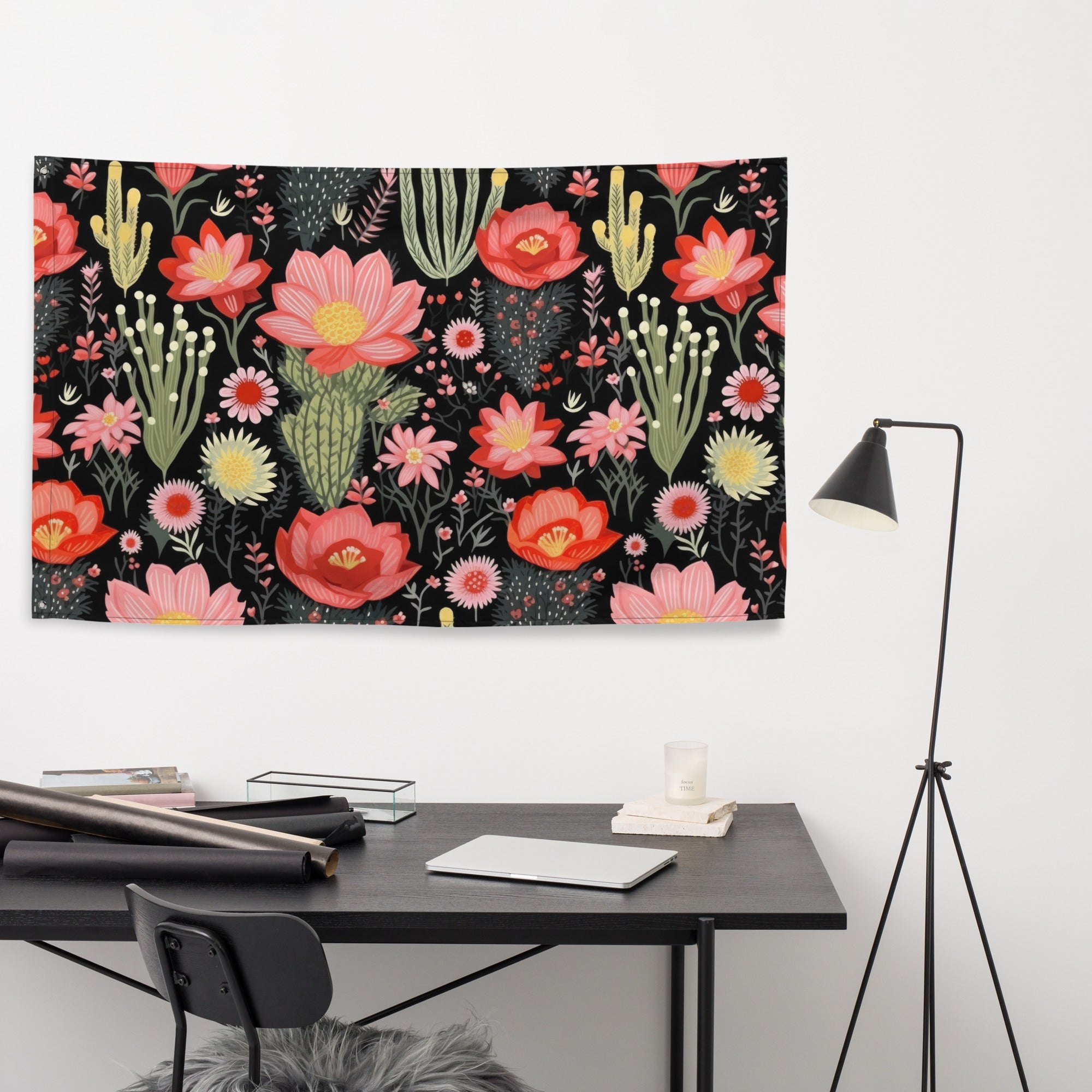 Floral Lover's Flower Enthusiast Wall Hanging Flag