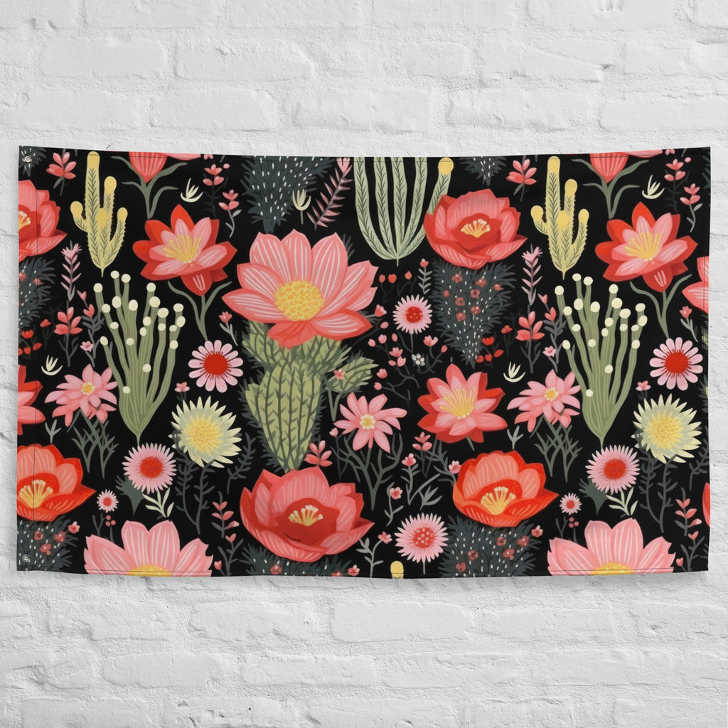 Floral Lover's Flower Enthusiast Wall Hanging Flag