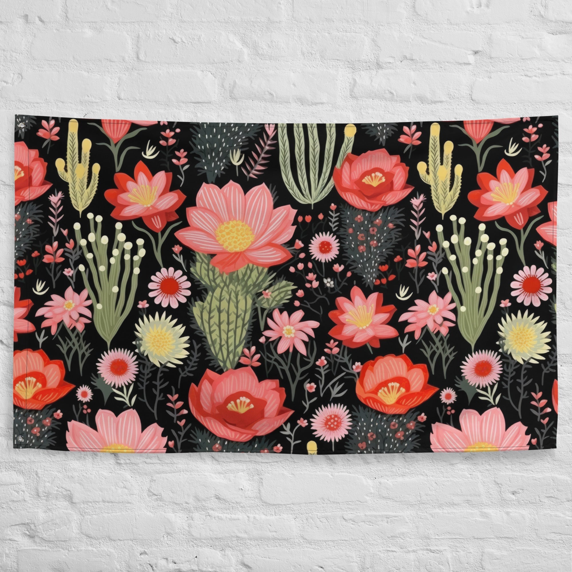 Floral Lover's Flower Enthusiast Wall Hanging Flag