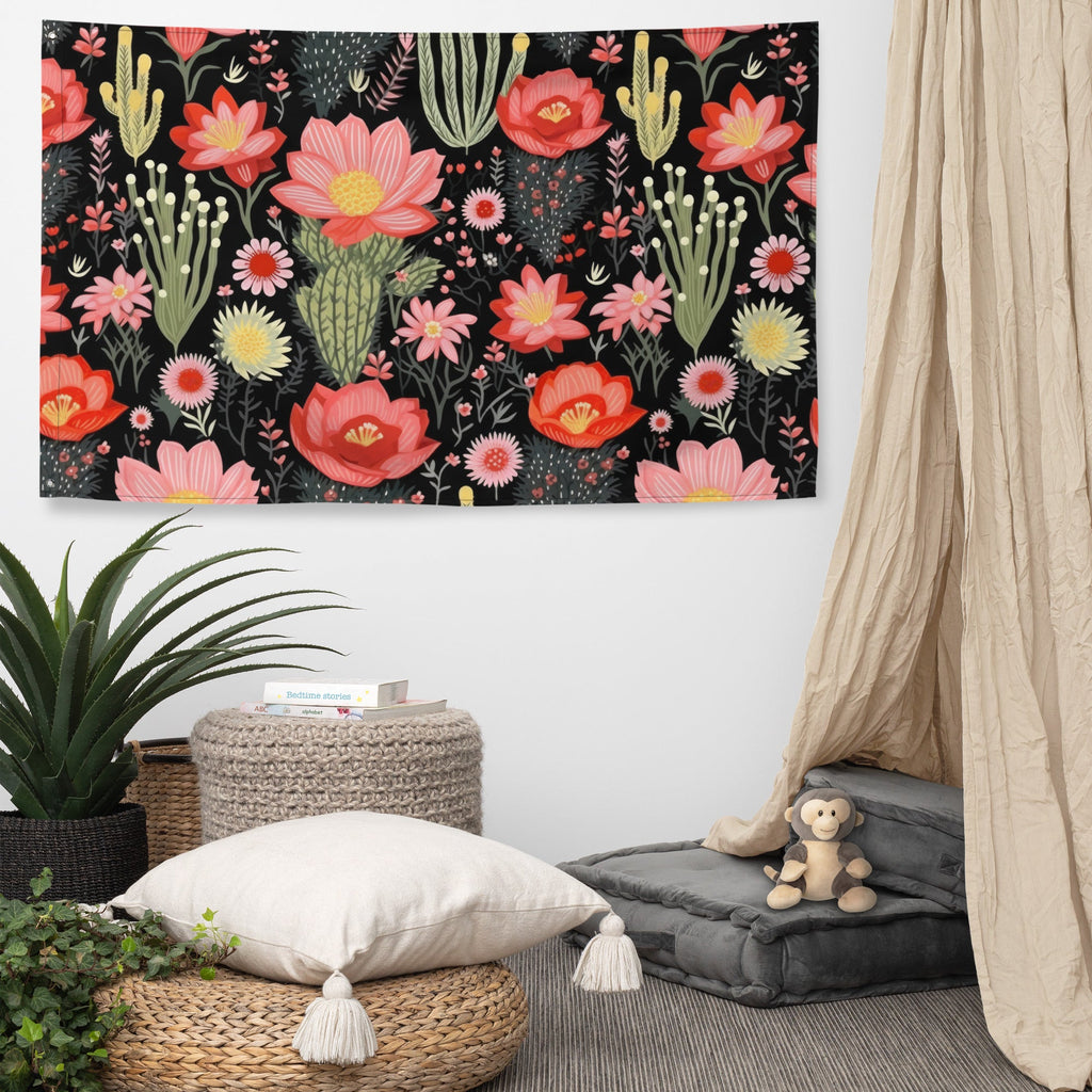 Floral Lover's Flower Enthusiast Wall Hanging Flag
