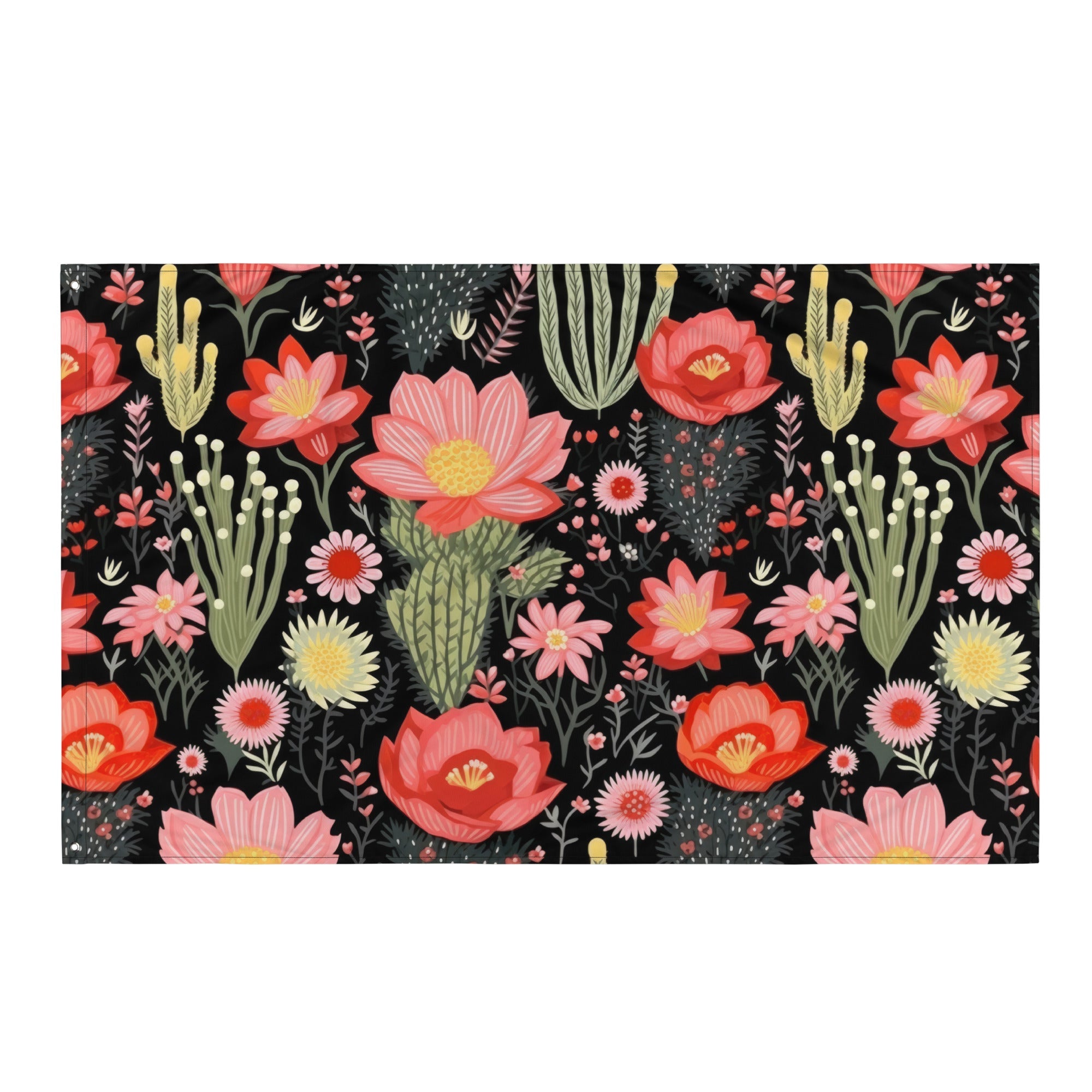 Floral Lover's Flower Enthusiast Wall Hanging Flag