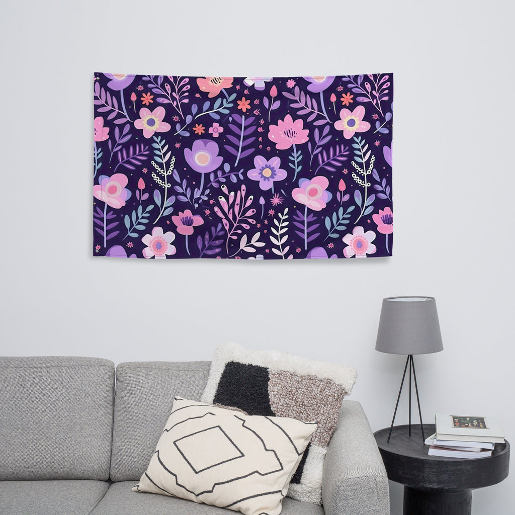 Floral Lover's Flower Enthusiast Wall Hanging Flag
