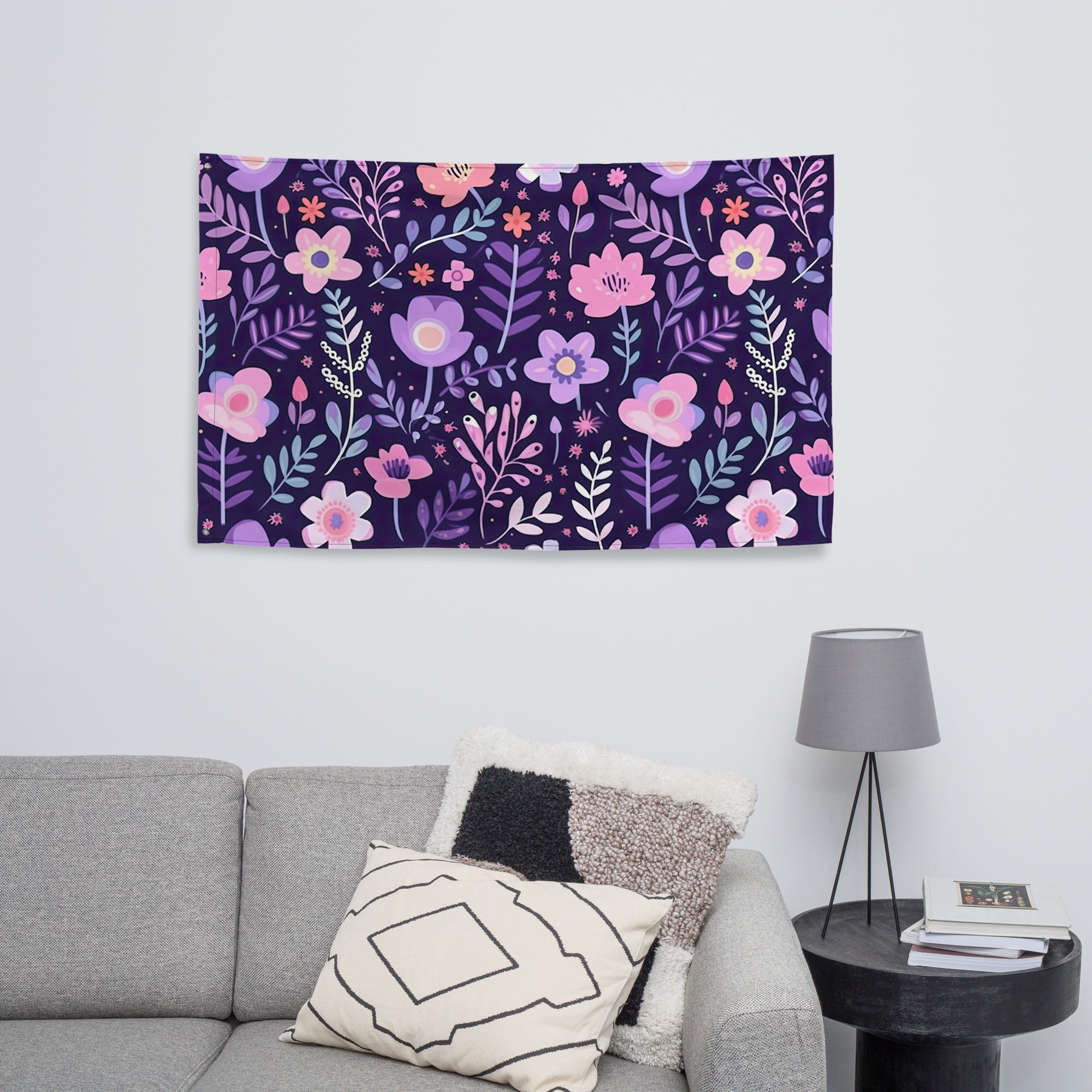 Floral Lover's Flower Enthusiast Wall Hanging Flag