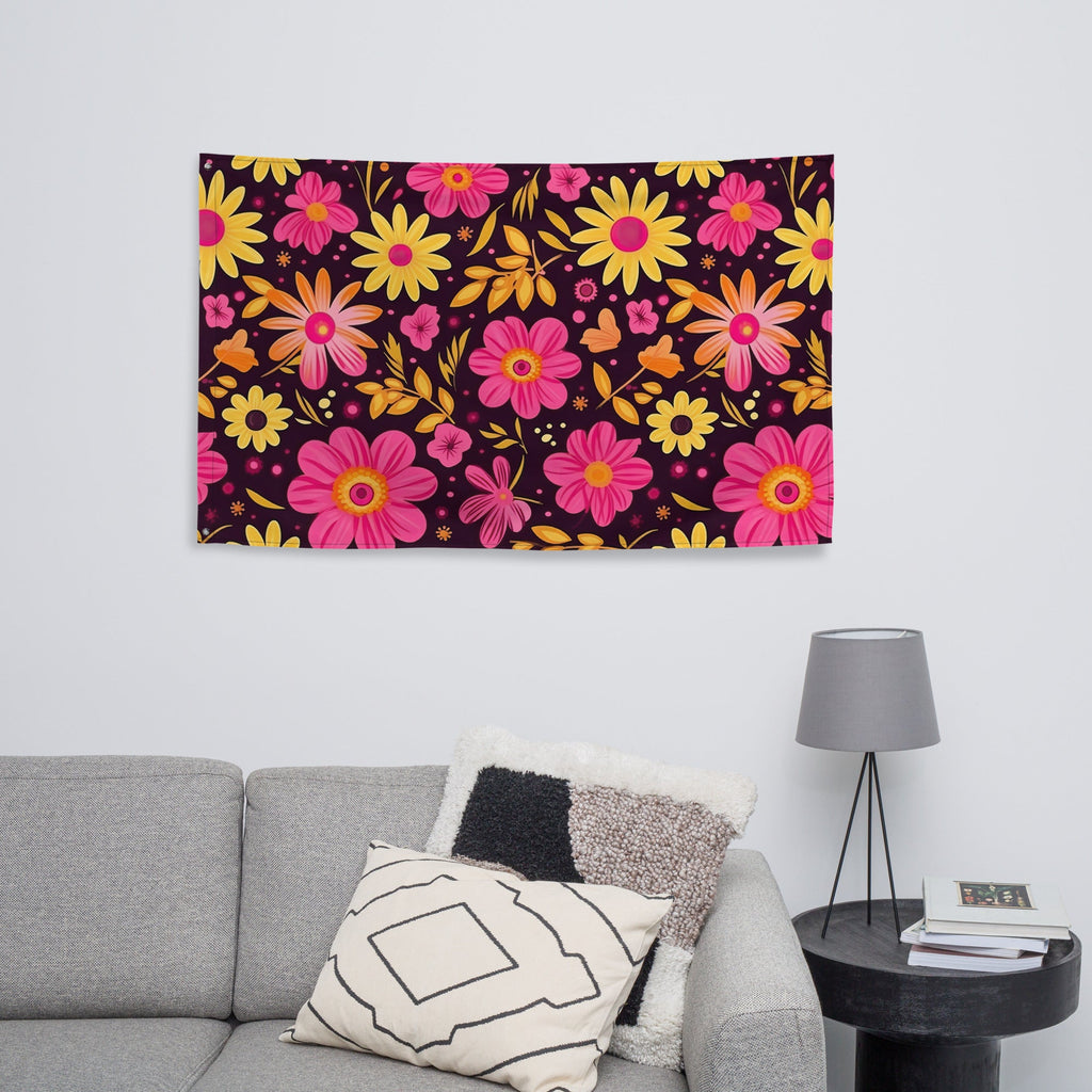 Floral Lover's Flower Enthusiast Wall Hanging Flag