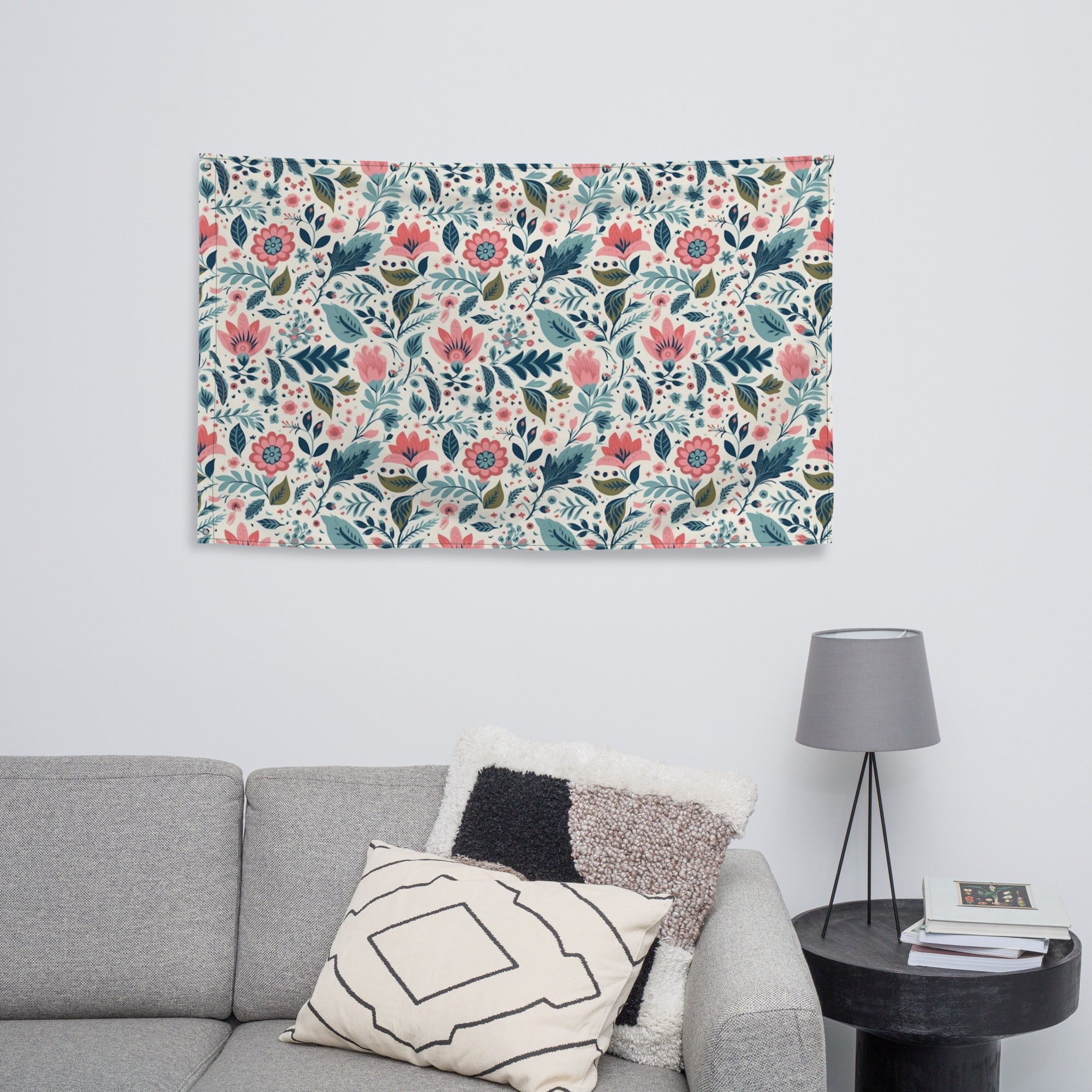 Floral Lover's Flower Enthusiast Wall Hanging Flag