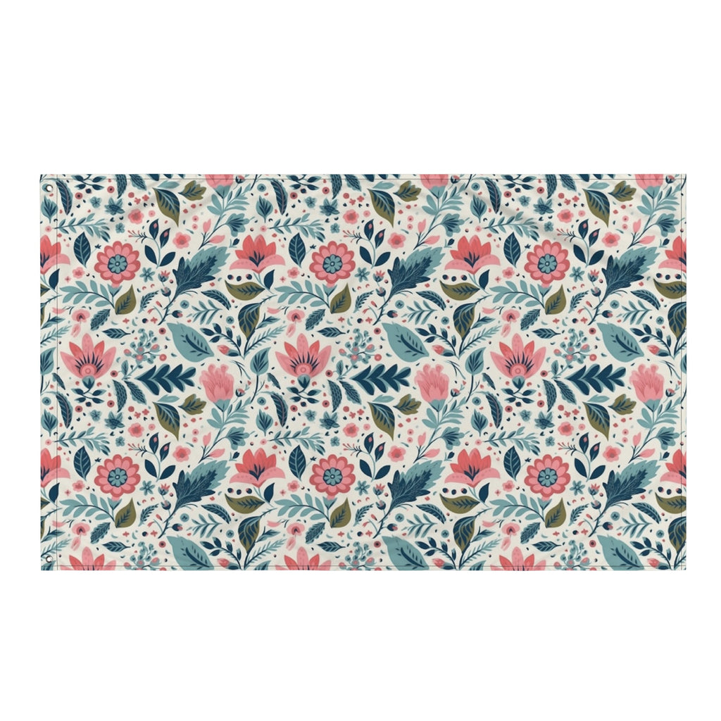 Floral Lover's Flower Enthusiast Wall Hanging Flag