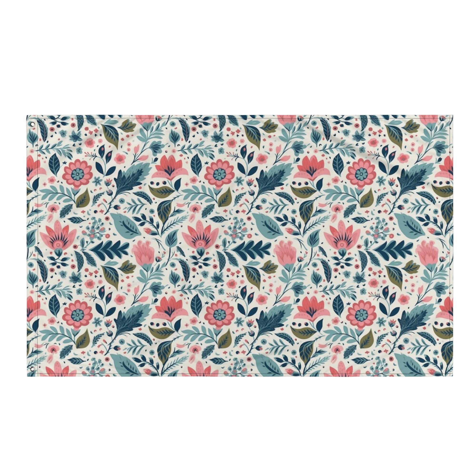 Floral Lover's Flower Enthusiast Wall Hanging Flag