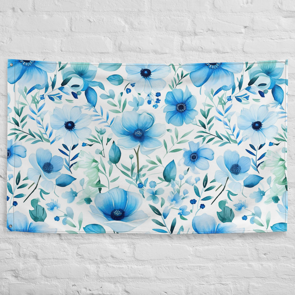 Floral Lover's Flower Enthusiast Wall Hanging Flag